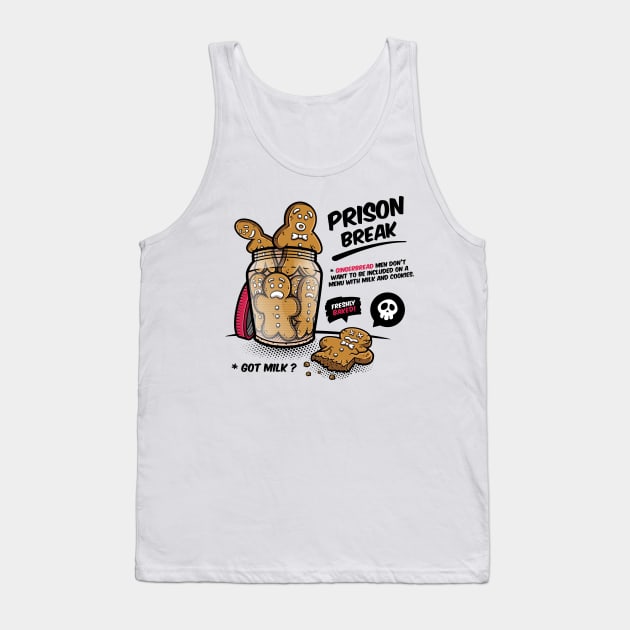 Prison Break - Gingerbread men Tank Top by Squinked